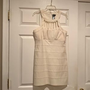 Off White Halter type Dress